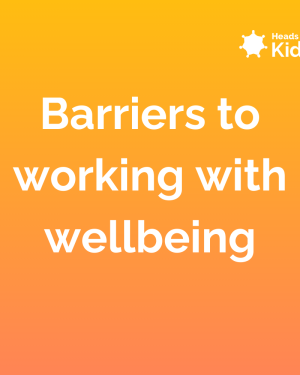 Barriers to working with wellbeing