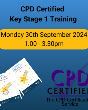 Key Stage 1 (CPD accredited): Monday 30th September 2024, 1.00 – 3.30pm (online)     Course Information