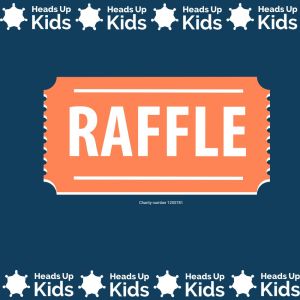 Picture of a raffle ticket for Heads Up Kids Raffle