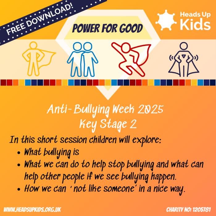 Anti-Bullying Week 2025 Key Stage 2