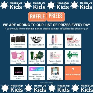 12 images of raffle prizes
